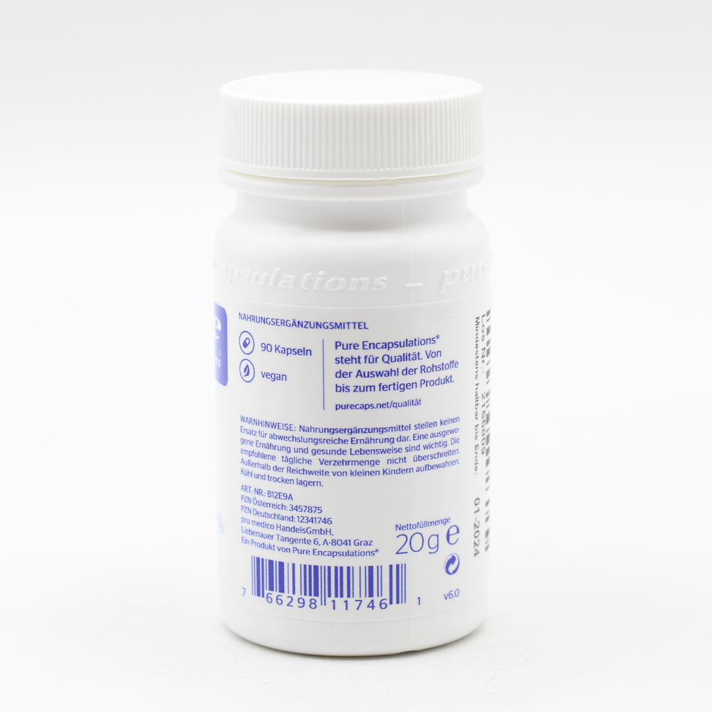 PURE ENCAPSULATIONS B12 Folate Kapseln