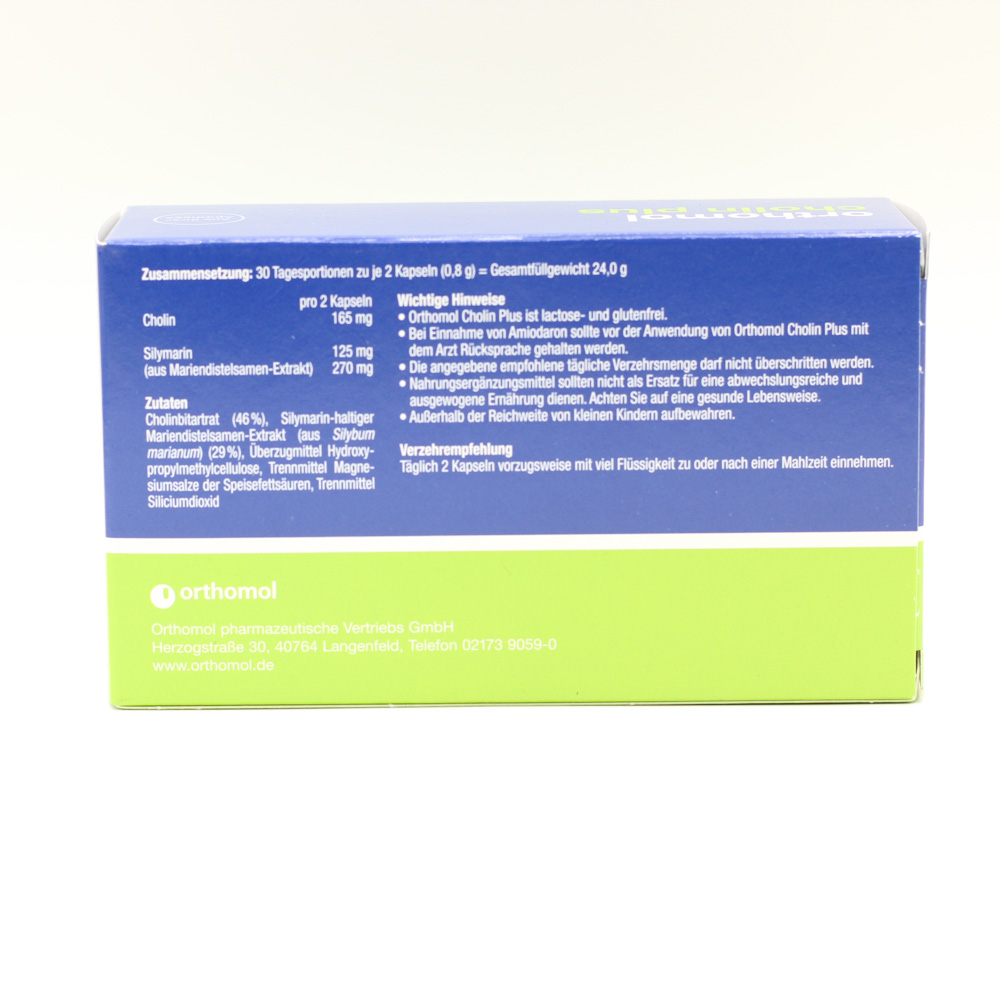 ORTHOMOL Cholin Plus Kapseln