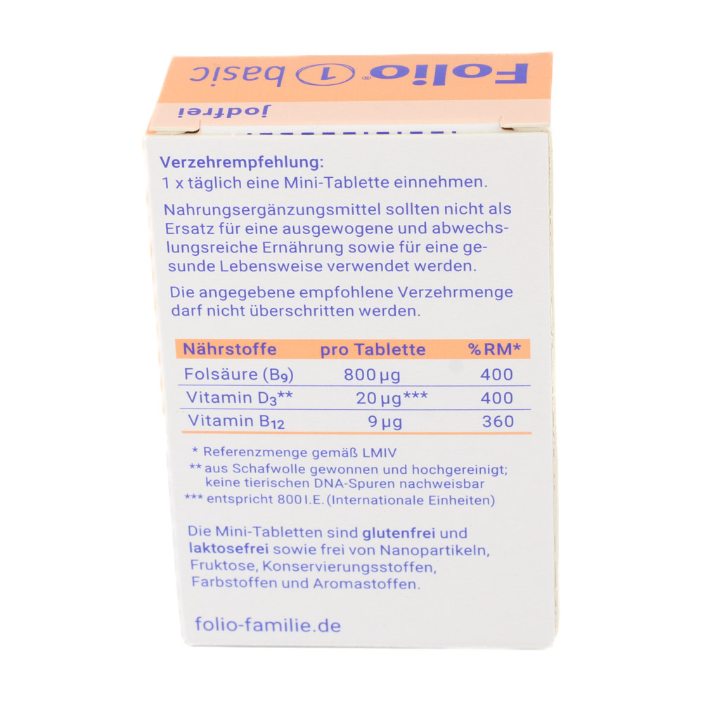 FOLIO 1 basic jodfrei Filmtabletten