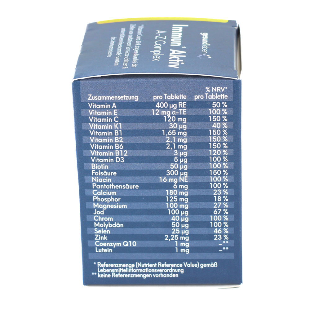 GESUND LEBEN Immun Aktiv A-Z Complex Tabletten