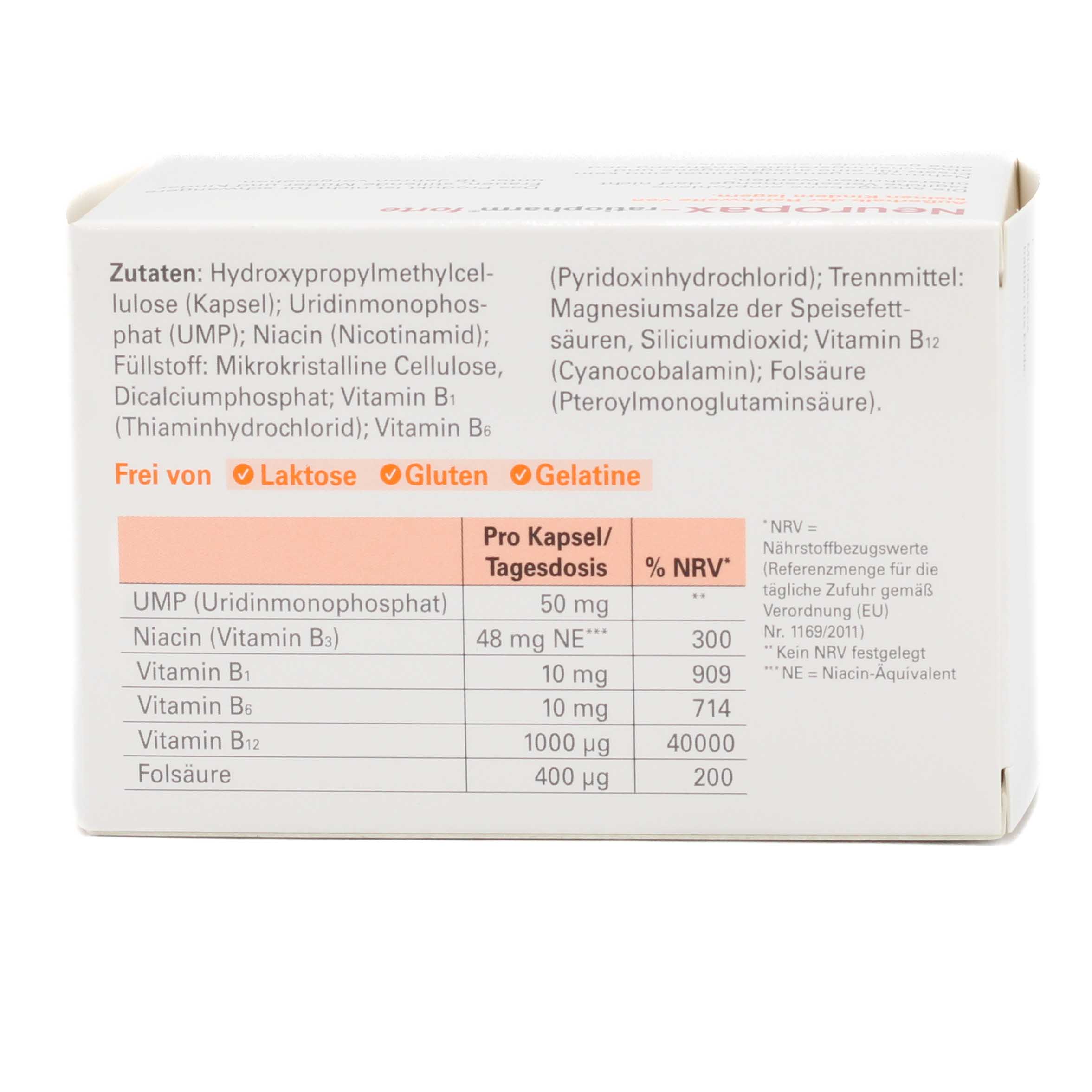NEUROPAX-ratiopharm forte - Jetzt 20% Rabatt mit Code "ratiopharm20"