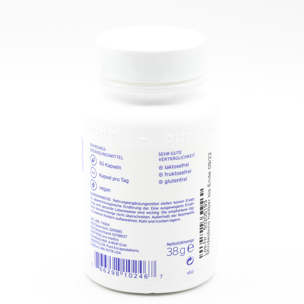 PURE ENCAPSULATIONS Taurin Kapseln