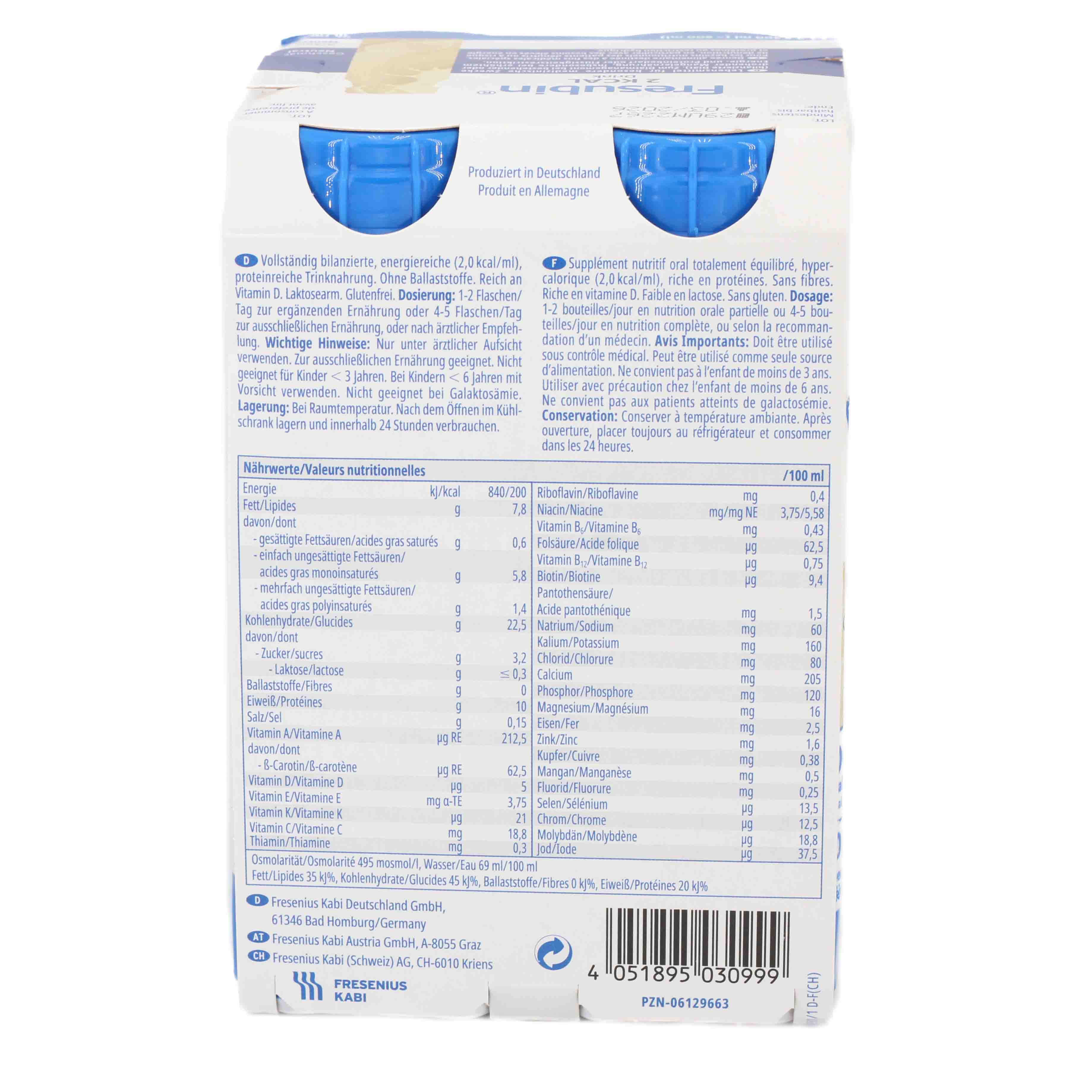 FRESUBIN 2 kcal DRINK Neutral Trinkflasche Set (2x800ml)