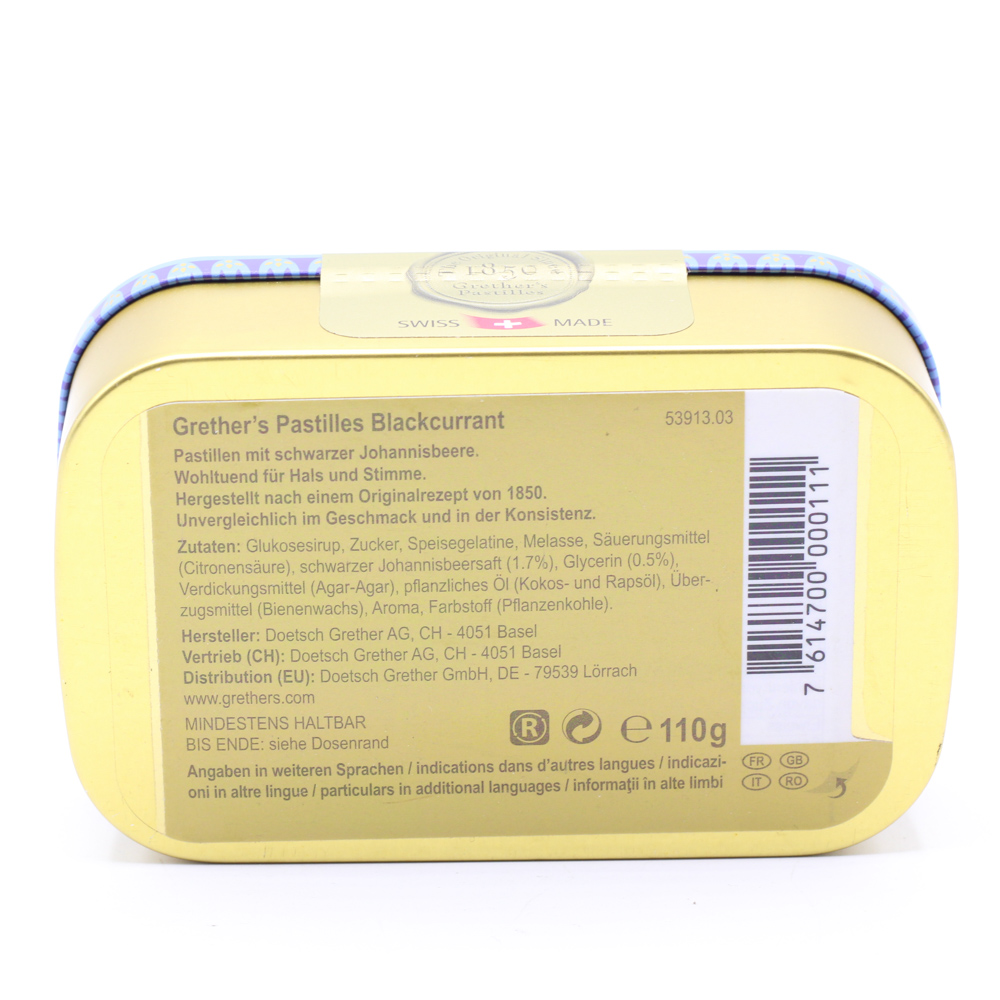 GRETHERS Blackcurrant Gold zh.Past.Dose