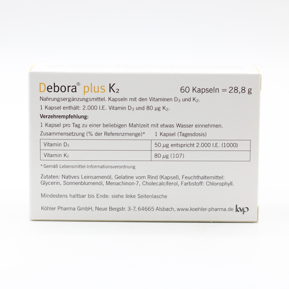 DEBORA plus K2 Kapseln