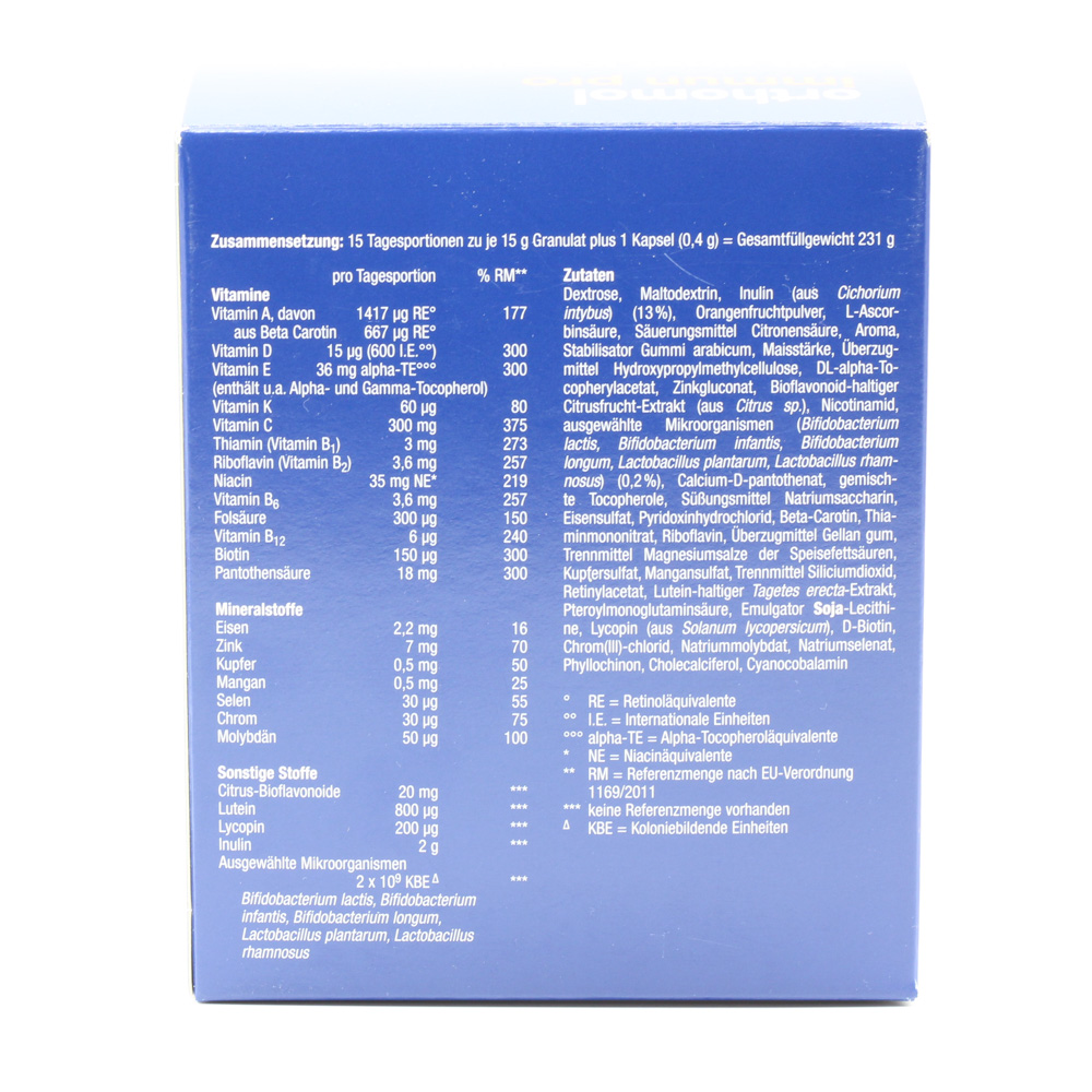 ORTHOMOL Immun pro Granulat/Kapseln Kombipack.