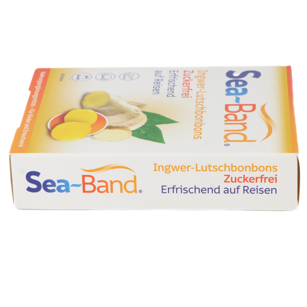SEA-BAND Ingwer-Lutschbonbons zuckerfrei