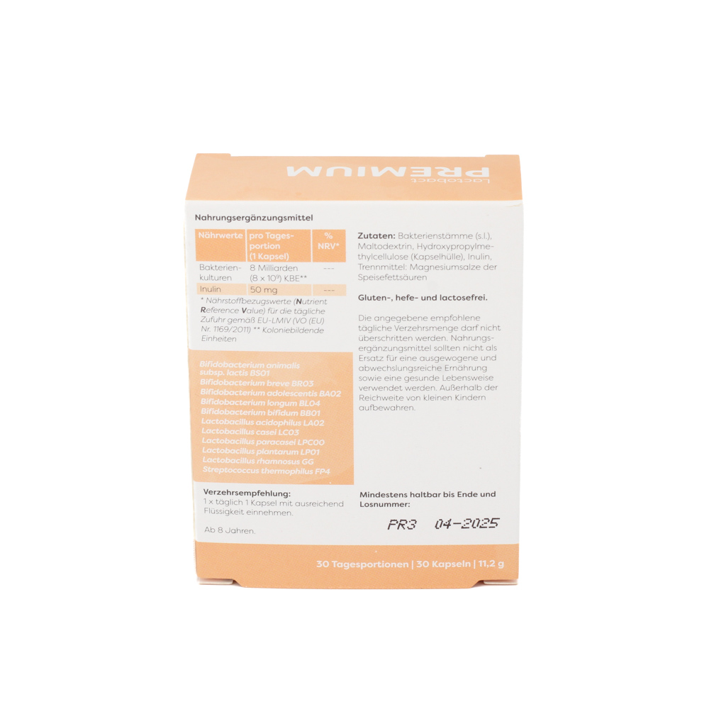 LACTOBACT PREMIUM magensaftresistente Kapseln
