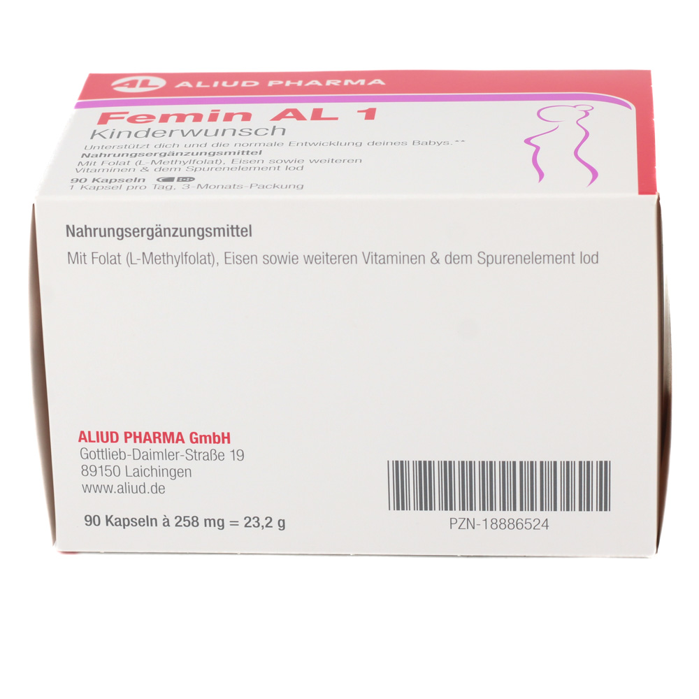 FEMIN AL 1 Kinderwunsch Hartkapseln (2x90 St)