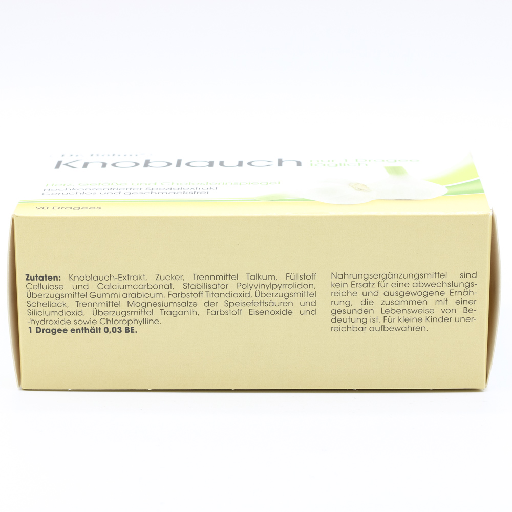 KNOBLAUCH NUR 1 Dragee täglich Dr.Böhm