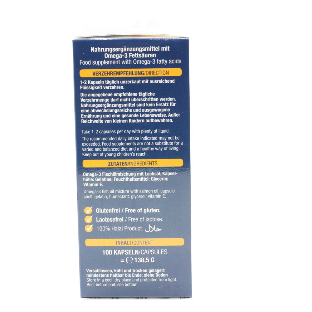 OMEGA-3 FETTSÄUREN 1000 mg+12 mg Vit.E Kapseln