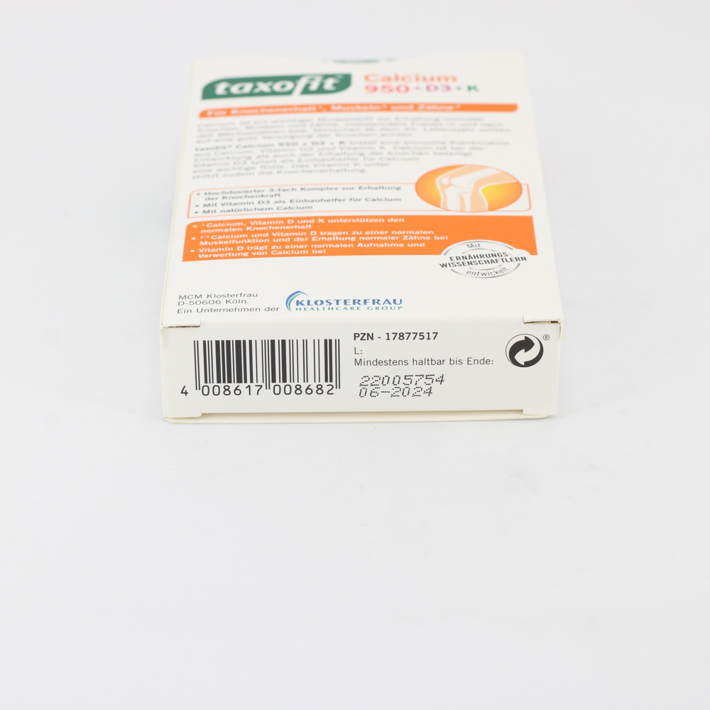 TAXOFIT Calcium 950+D3+K Tabletten