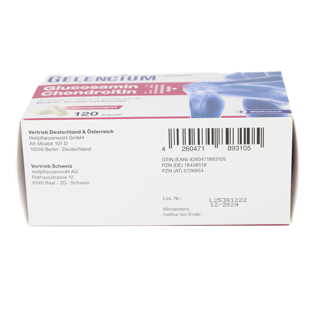 GELENCIUM Glucosamin Chondroitin hochdos.Vit C Kps