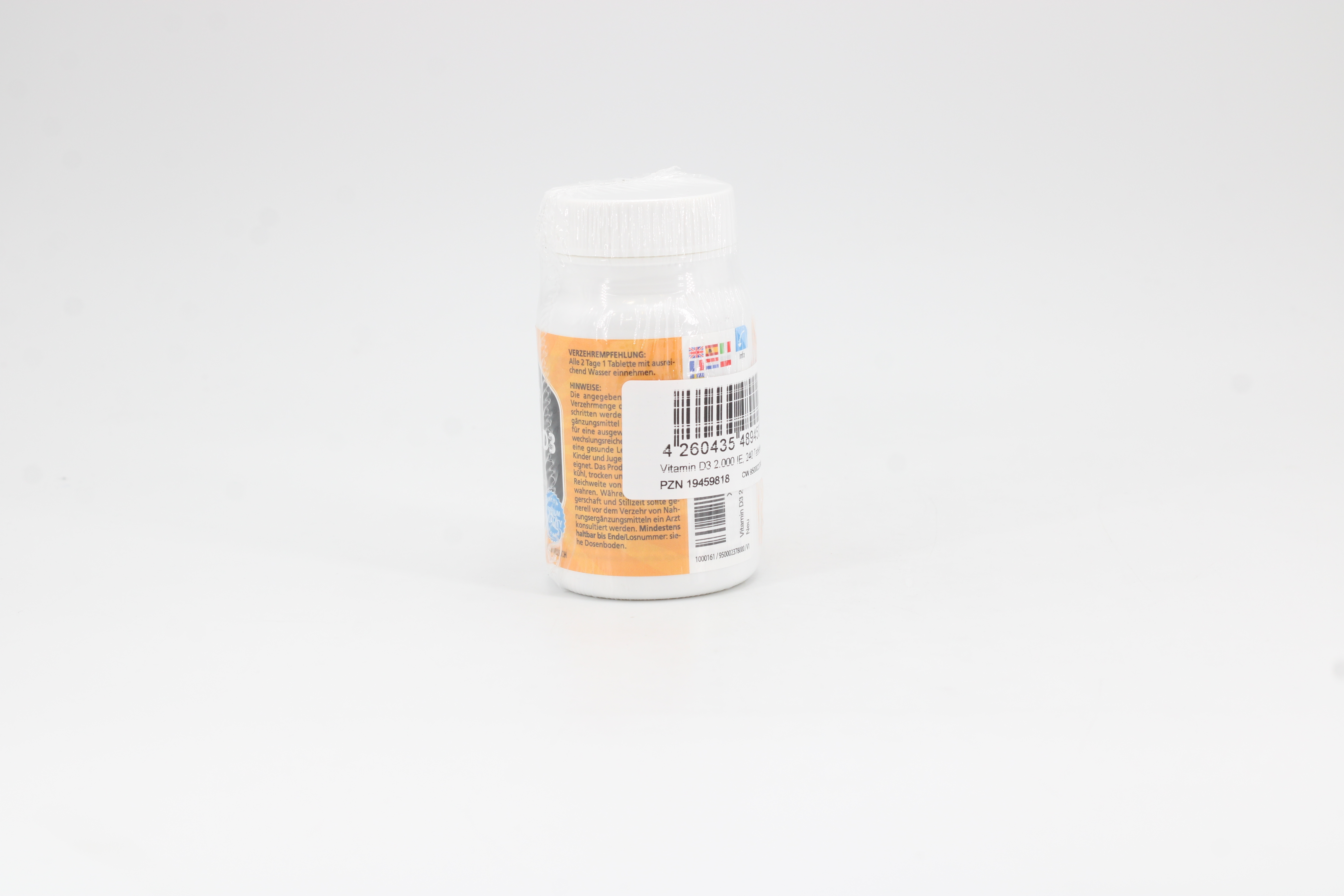 VITAMIN D3 2.000 I.E. vegetarisch Tabletten