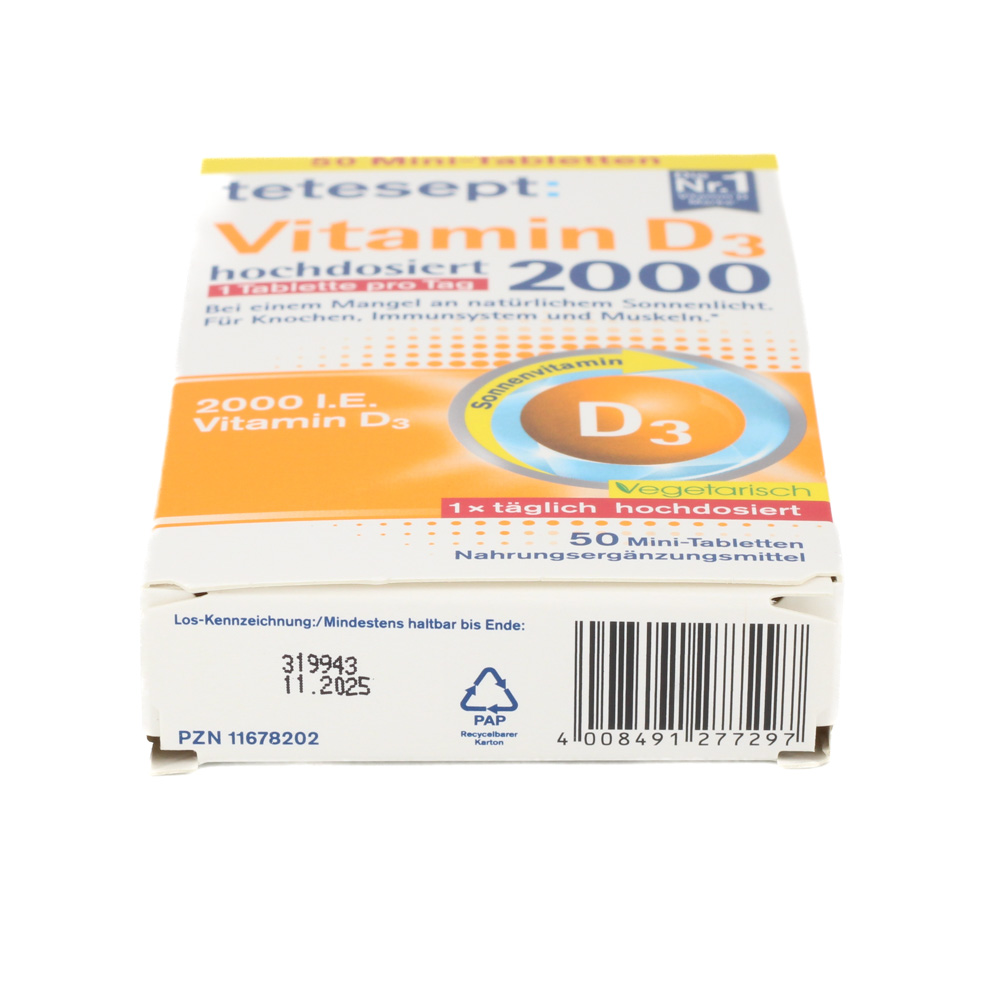 TETESEPT Vitamin D3 2.000 Filmtabletten