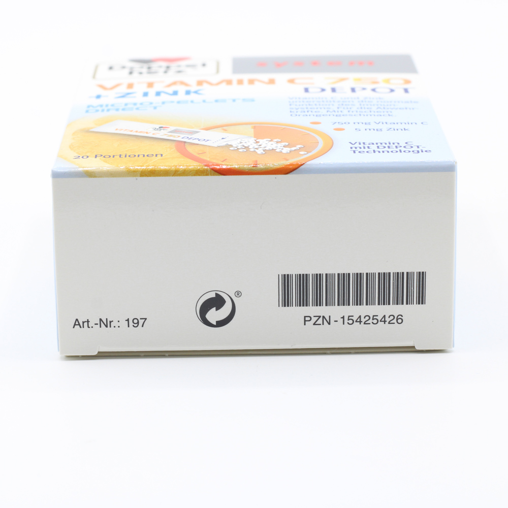 DOPPELHERZ Vitamin C 750 Depot system Pellets