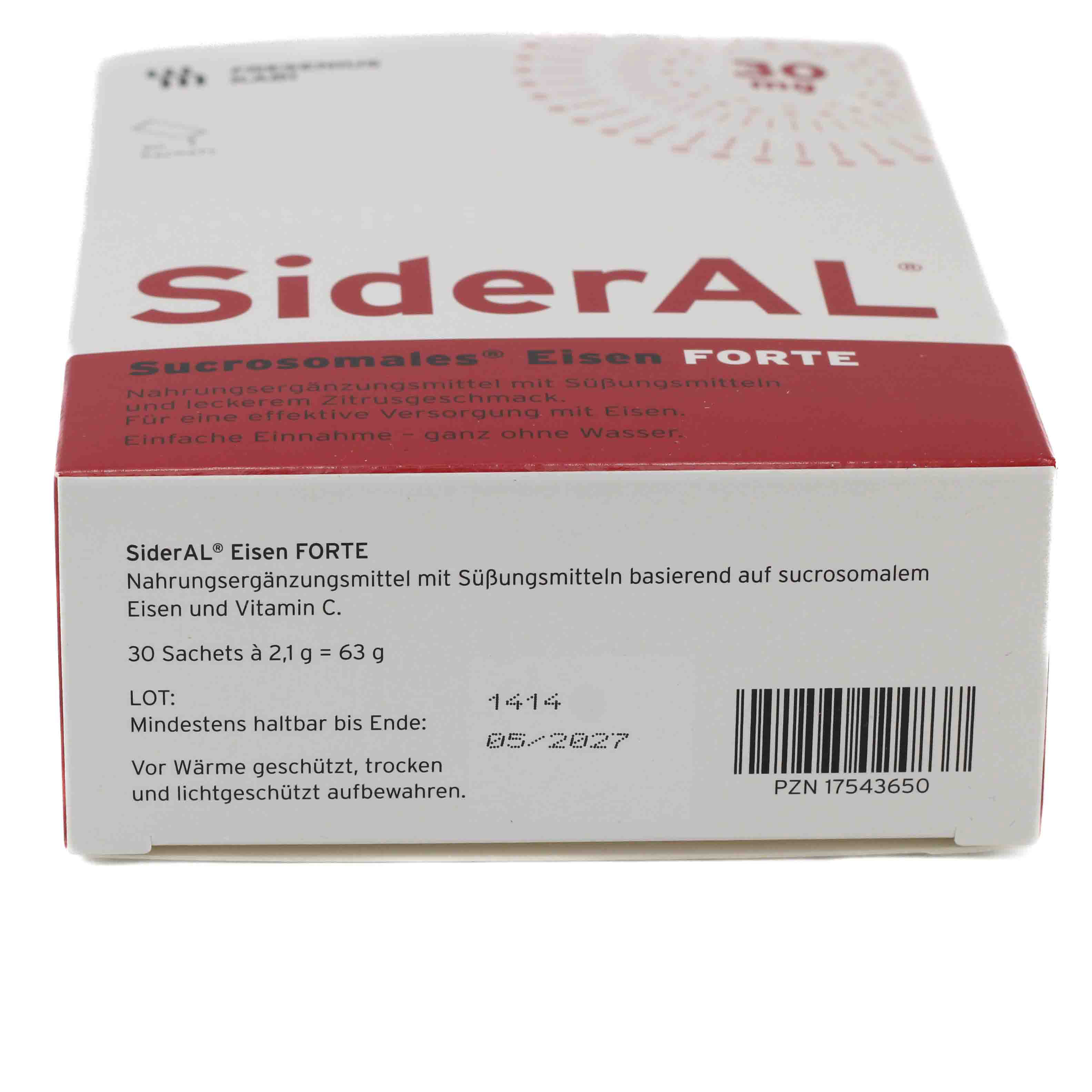 SiderAL® Eisen Forte 30mg Zitrus bei erhöhtem Eisenbedarf