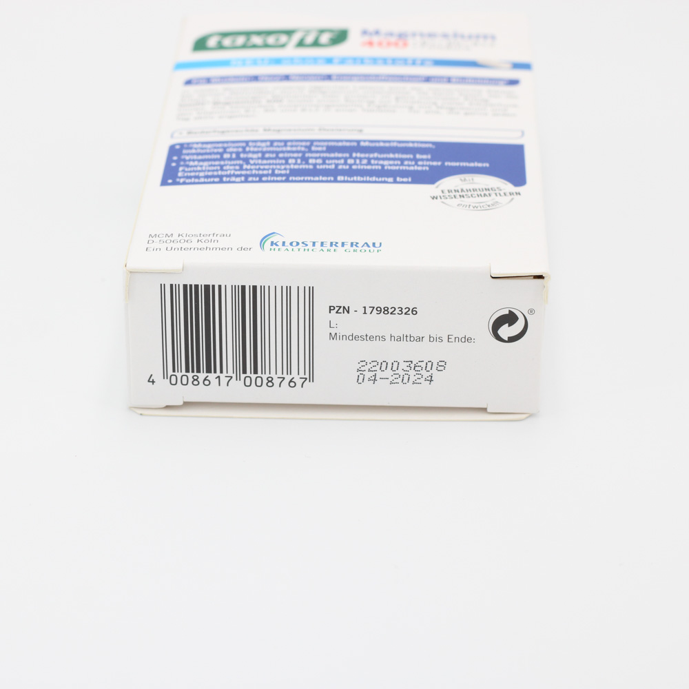 TAXOFIT Magnesium 400+B1+B6+B12+Folsäure Tabletten (2x45 St)