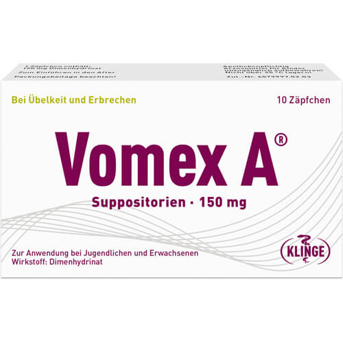 VOMEX A 150 mg Suppositorien