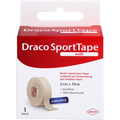 DRACO TAPEVERBAND 2 cmx10 m weiß