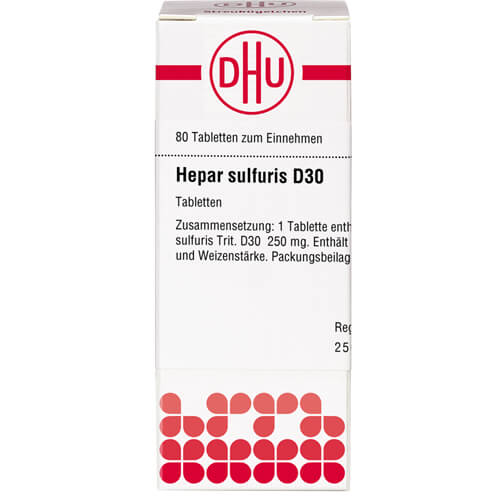 HEPAR SULFURIS D 30 Tabletten