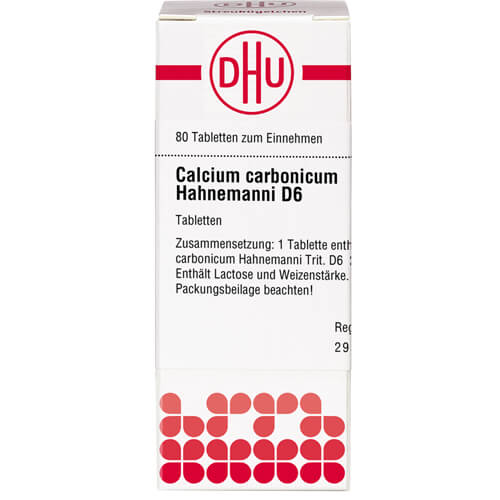 CALCIUM CARBONICUM Hahnemanni D 6 Tabletten