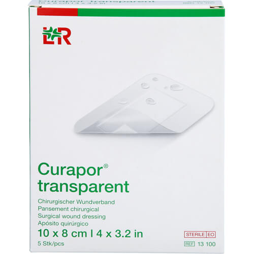 CURAPOR Wundverband steril transparent 8x10 cm