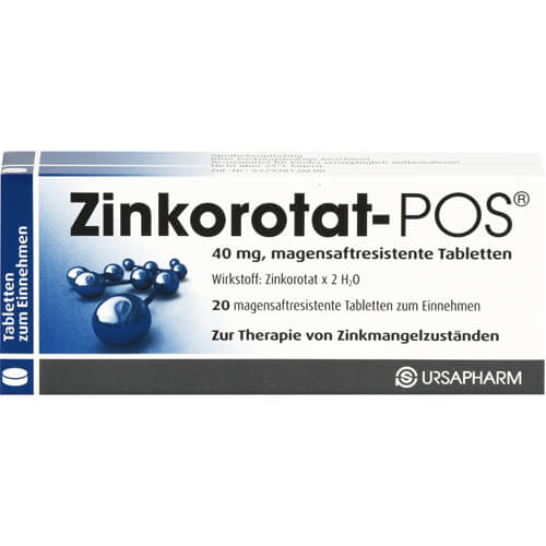 ZINKOROTAT POS magensaftresistente Tabletten