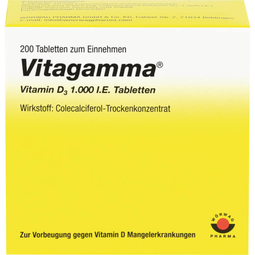 VITAGAMMA Vitamin D3 1.000 I.E. Tabletten
