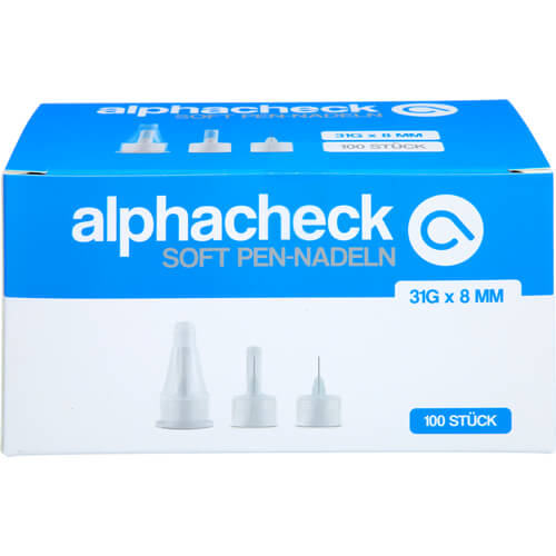 ALPHACHECK soft Pen-Nadeln 31 Gx8 mm