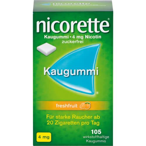 NICORETTE 4 mg freshfruit Kaugummi