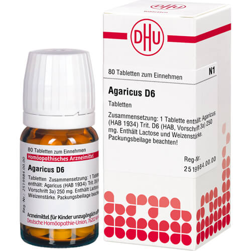 AGARICUS D 6 Tabletten