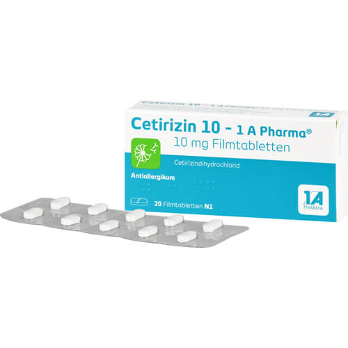 CETIRIZIN 10-1A Pharma Filmtabletten