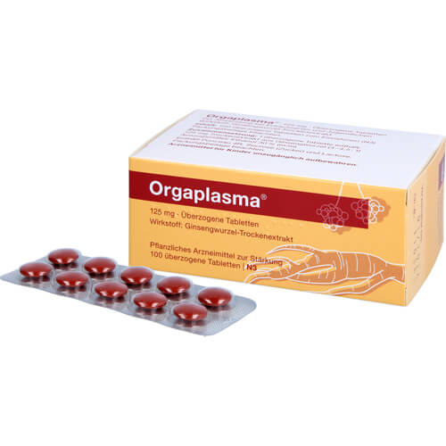 ORGAPLASMA überzogene Tabletten