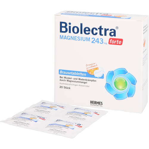BIOLECTRA Magnesium 243 mg forte Orange Brausetab.