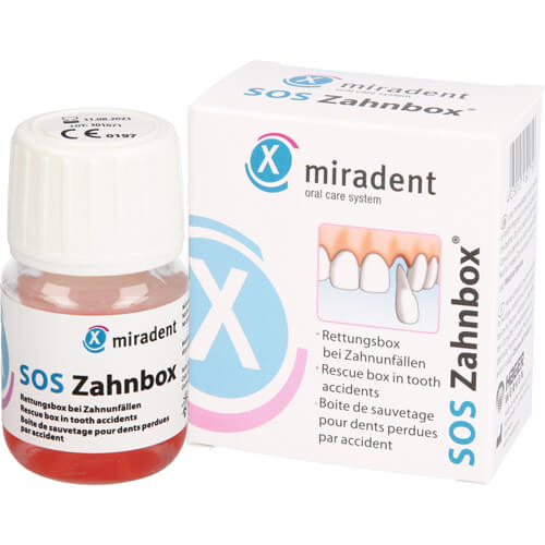 MIRADENT Zahnrettungsbox SOS Zahnbox