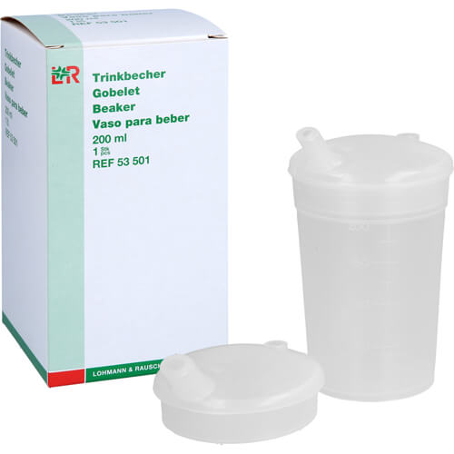 TRINKBECHER mit 2 Deckeln