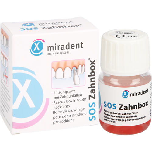 MIRADENT Zahnrettungsbox SOS Zahnbox