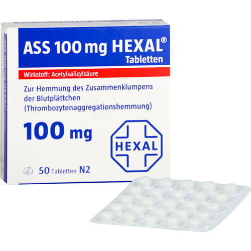 ASS 100 mg HEXAL Tabletten