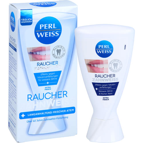 PERLWEISS Raucher Zahnweiß Zahncreme