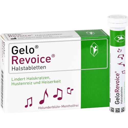 GeloRevoice Halstabletten Holunderblüte - Mentholfrei bei Heiserkeit