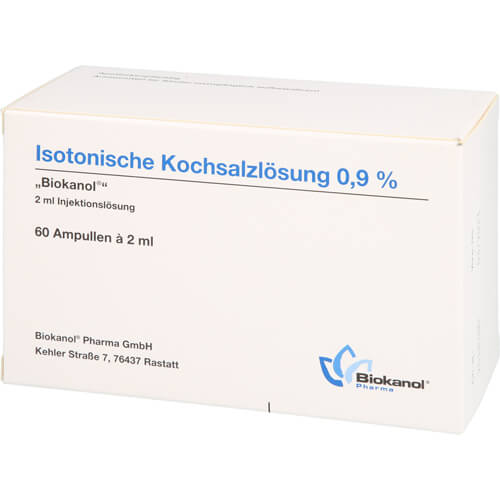 ISOTONISCHE Kochsalzlösung 0,9% Biokanol Ampullen
