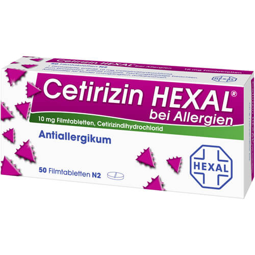 CETIRIZIN HEXAL Filmtabletten bei Allergien