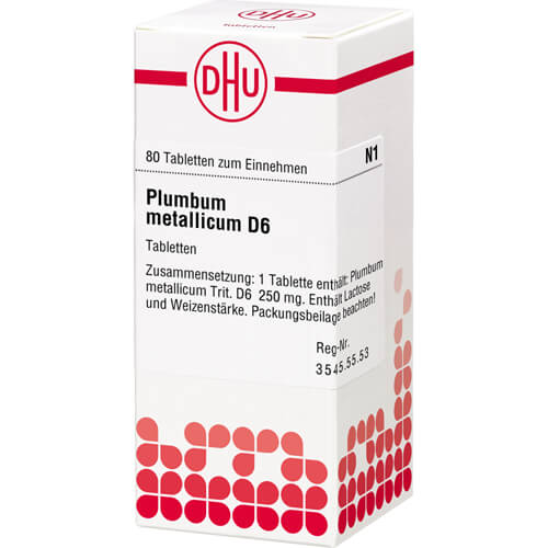 PLUMBUM METALLICUM D 6 Tabletten