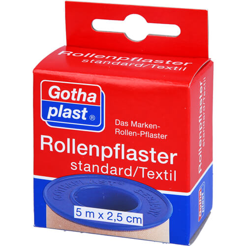 GOTHAPLAST Heftpfl.stand.2,5 cmx5 m Euroaufhänger