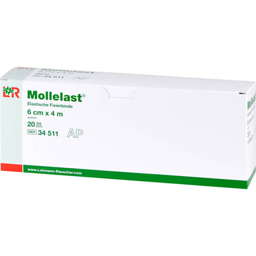 MOLLELAST Binden 6 cmx4 m weiß