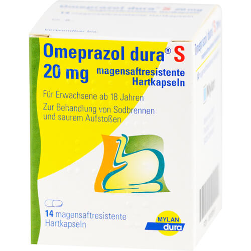 OMEPRAZOL dura S 20 mg magensaftresist.Hartkapseln