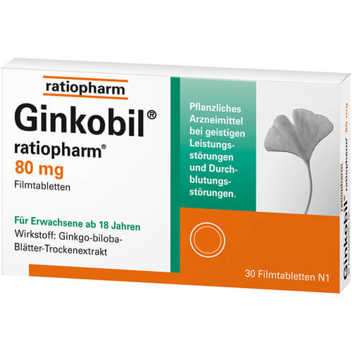 GINKOBIL-ratiopharm 80 mg Filmtabletten