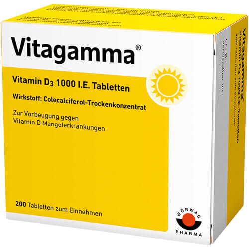 VITAGAMMA Vitamin D3 1.000 I.E. Tabletten
