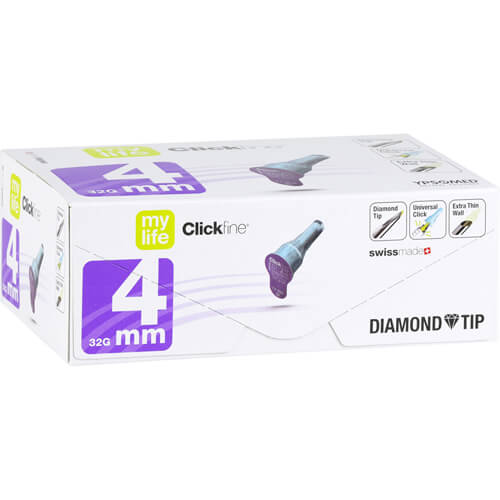 MYLIFE Clickfine Pen-Nadeln 4 mm 32 G